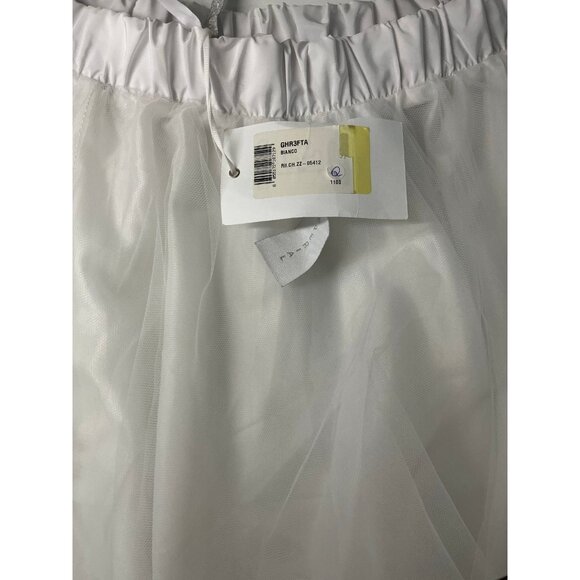 Imperial High waist elastic Tulle Mesh Midi Pleated Tutu Skirt Size Small - Picture 13 of 13
